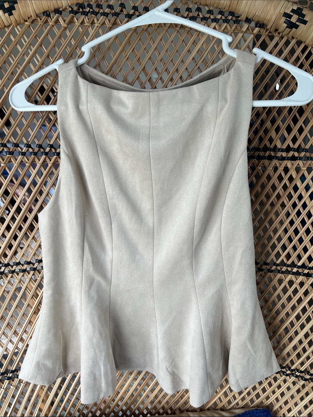 Glam Strapless Cream Flare Panel Dress
